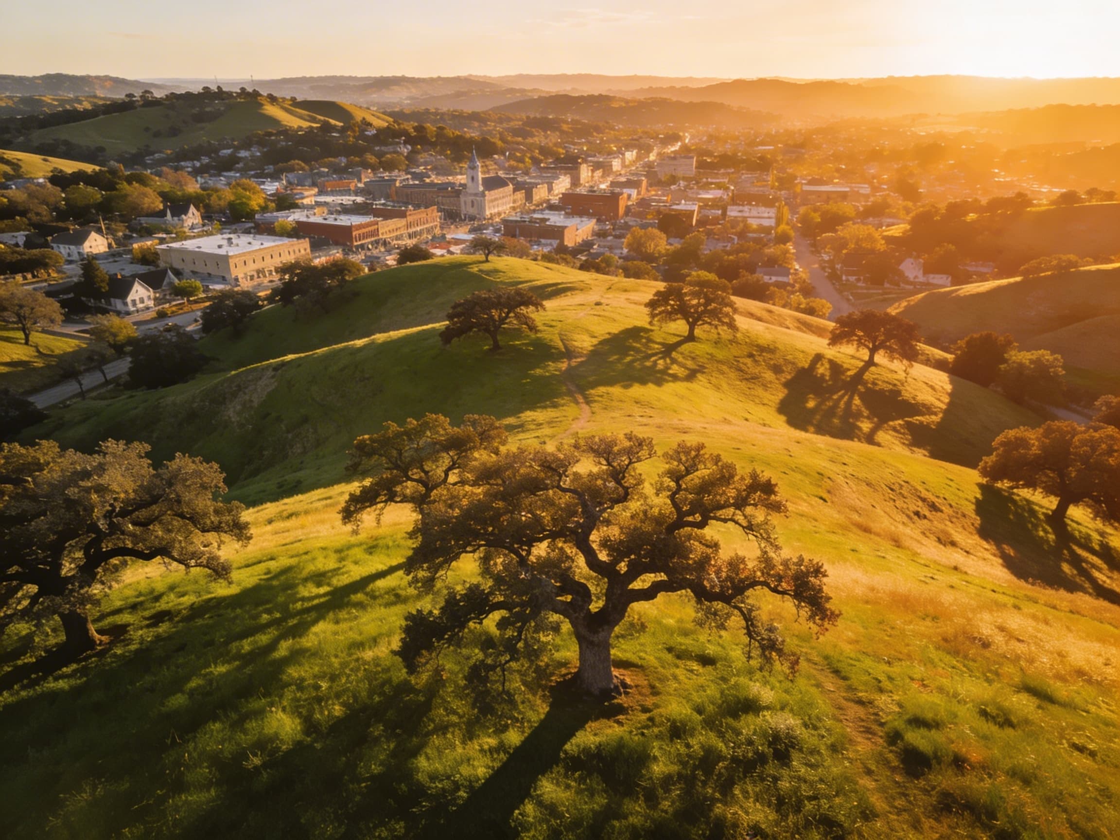 Texas Hill Country landscape at golden hour - best web design agencies guide